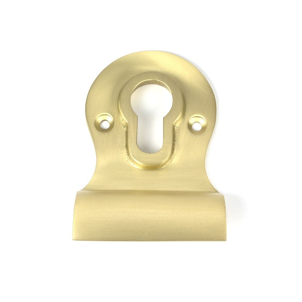 From The Anvil Door Furniture Satin Brass / Euro Profile Cylinder Pull From The Anvil - Satin Brass Euro Door Pull