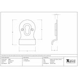 From The Anvil Door Furniture Satin Brass / Euro Profile Cylinder Pull From The Anvil - Satin Brass Euro Door Pull