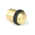 From The Anvil Door Furniture Satin Brass / Floor Door Stop From The Anvil - Satin Brass Floor Mounted Door Stop