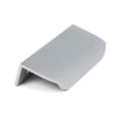 From The Anvil Cabinet Hardware Satin Chrome / Edge Pull / 100mm From The Anvil - Satin Chrome 100mm Moore Edge Pull