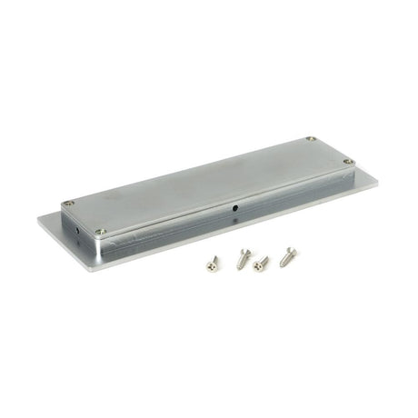 From The Anvil Door Furniture Satin Chrome / Flush Handle / Rectangular From The Anvil - Satin Chrome 175mm Plain Rectangular Pull