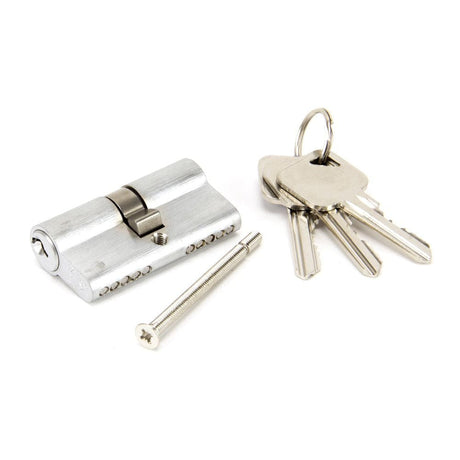 From The Anvil Locks & Latches Satin Chrome / Euro Double Cylinders / 30 x 30mm From The Anvil - Satin Chrome 30/30 5pin Euro Cylinder KA