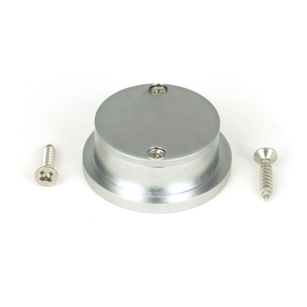From The Anvil Door Furniture Satin Chrome / Door Edge Pull / Round From The Anvil - Satin Chrome 34mm Round Finger Edge Pull
