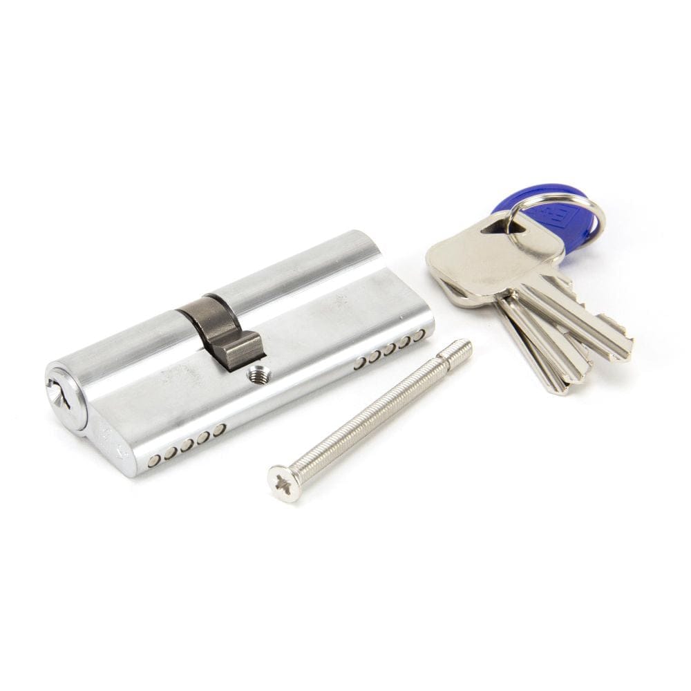 From The Anvil Locks & Latches Satin Chrome / Euro Double Cylinders / 35 x 45mm From The Anvil - Satin Chrome 35/45 5pin Euro Cylinder KA
