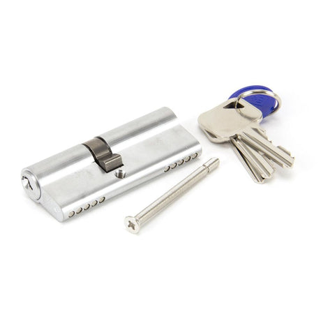 From The Anvil Locks & Latches Satin Chrome / Euro Double Cylinders / 35 x 45mm From The Anvil - Satin Chrome 35/45 5pin Euro Cylinder KA