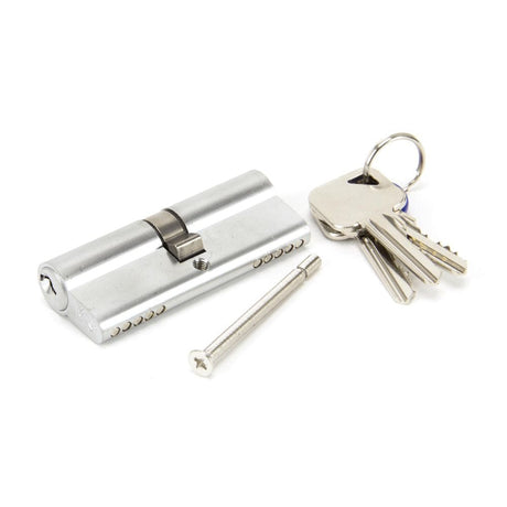 From The Anvil Locks & Latches Satin Chrome / Euro Double Cylinders / 40 x 40mm From The Anvil - Satin Chrome 40/40 5pin Euro Cylinder KA