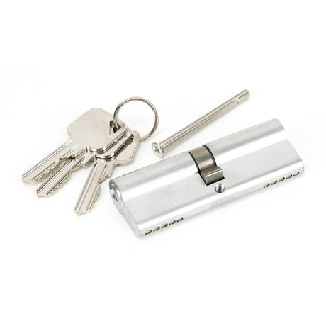 From The Anvil Locks & Latches Satin Chrome / Euro Double Cylinders / 45 x 45mm From The Anvil - Satin Chrome 45/45 5pin Euro Cylinder KA