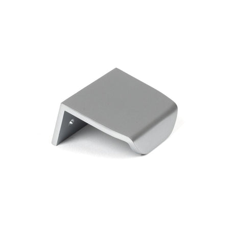 From The Anvil Cabinet Hardware Satin Chrome / Edge Pull / 50mm From The Anvil - Satin Chrome 50mm Moore Edge Pull
