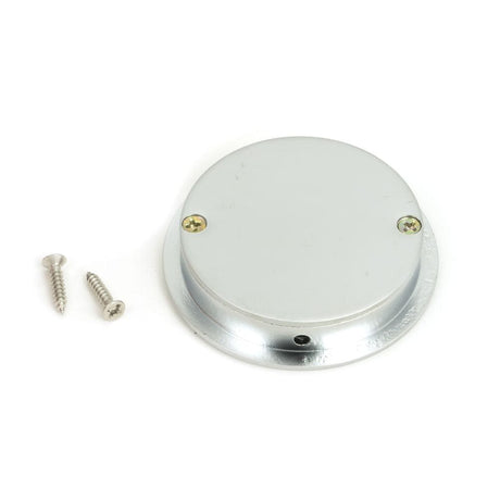 From The Anvil Door Furniture Satin Chrome / Flush Handle / Round From The Anvil - Satin Chrome 60mm Art Deco Round Pull