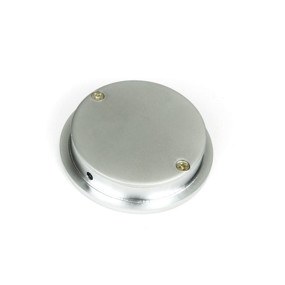 From The Anvil Door Furniture Satin Chrome / Flush Handle / Round From The Anvil - Satin Chrome 60mm Plain Round Pull