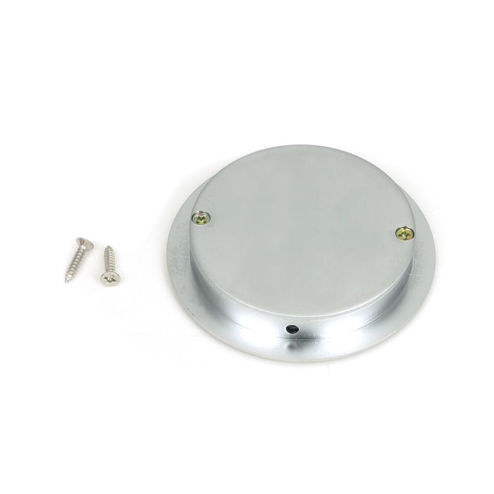 From The Anvil Door Furniture Satin Chrome / Flush Handle / Round From The Anvil - Satin Chrome 75mm Art Deco Round Pull