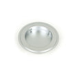 From The Anvil Door Furniture Satin Chrome / Flush Handle / Round From The Anvil - Satin Chrome 75mm Art Deco Round Pull