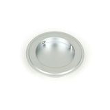From The Anvil Door Furniture Satin Chrome / Flush Handle / Round From The Anvil - Satin Chrome 75mm Art Deco Round Pull