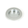 From The Anvil Door Furniture Satin Chrome / Flush Handle / Round From The Anvil - Satin Chrome 75mm Plain Round Pull