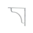 From The Anvil Accessories Satin Chrome / Shelf Brackets / 150 x 150mm From The Anvil - Satin Chrome Abingdon Shelf Bracket (150mm x 150mm)