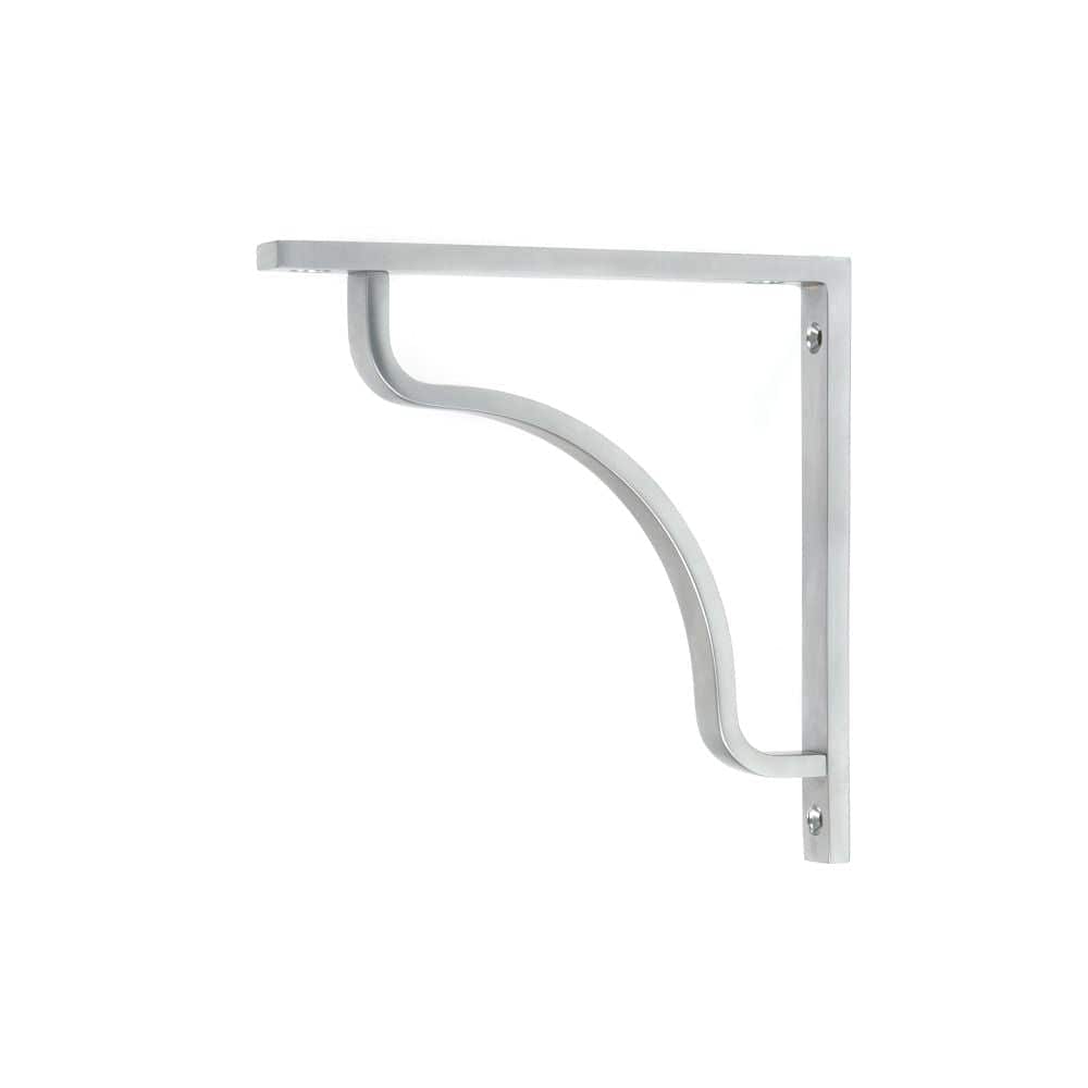 From The Anvil Accessories Satin Chrome / Shelf Brackets / 150 x 150mm From The Anvil - Satin Chrome Abingdon Shelf Bracket (150mm x 150mm)