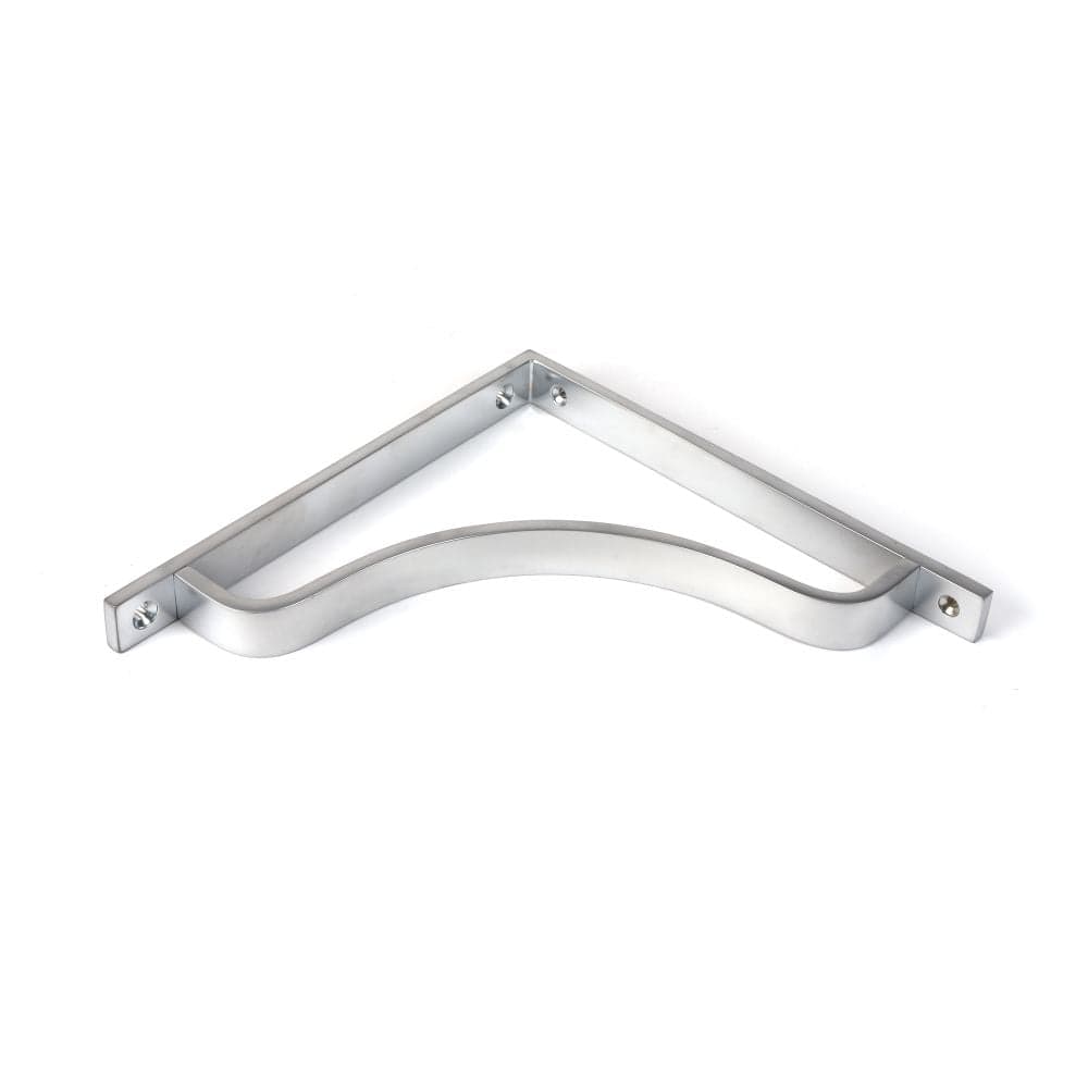 From The Anvil Accessories Satin Chrome / Shelf Brackets / 200 x 200mm From The Anvil - Satin Chrome Abingdon Shelf Bracket (200mm x 200mm)