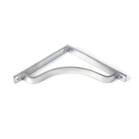 From The Anvil Accessories Satin Chrome / Shelf Brackets / 200 x 200mm From The Anvil - Satin Chrome Abingdon Shelf Bracket (200mm x 200mm)