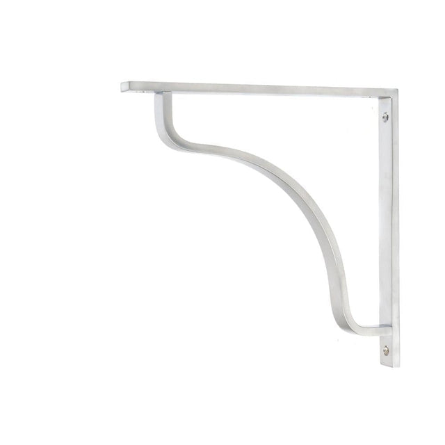 From The Anvil Accessories Satin Chrome / Shelf Brackets / 200 x 200mm From The Anvil - Satin Chrome Abingdon Shelf Bracket (200mm x 200mm)