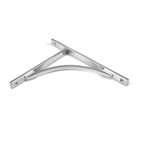 From The Anvil Accessories Satin Chrome / Shelf Brackets / 260 x 200mm From The Anvil - Satin Chrome Apperley Shelf Bracket (260mm x 200mm)