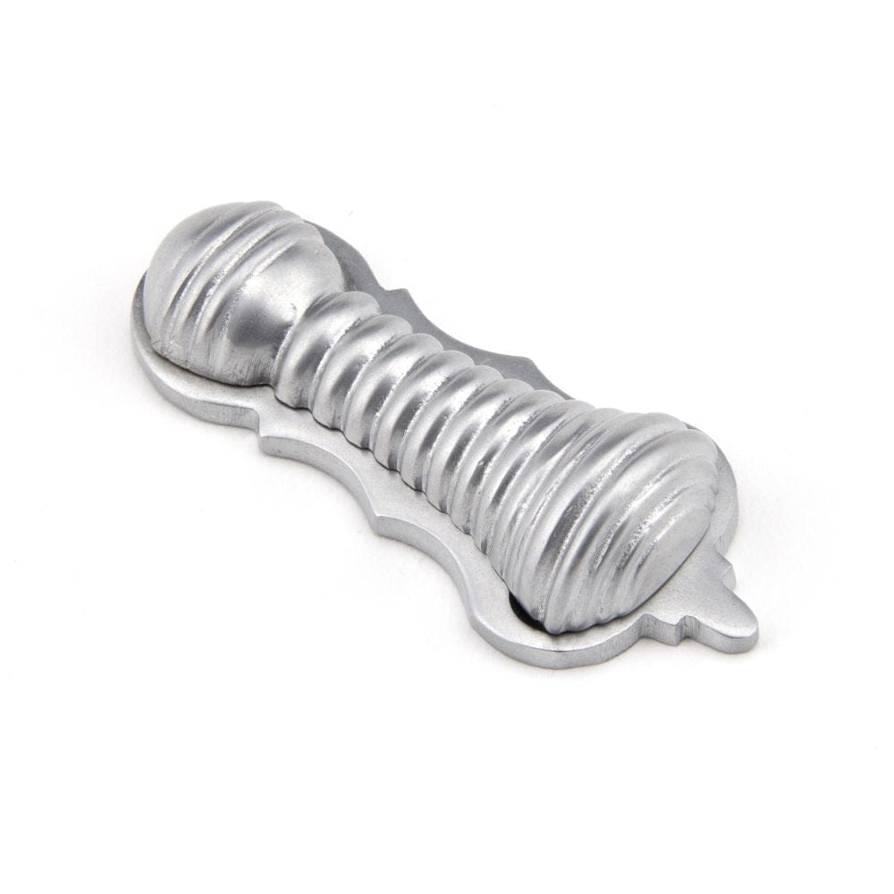 From The Anvil Door Furniture Satin Chrome / Mortice Key Profile Escutcheons From The Anvil - Satin Chrome Beehive Escutcheon