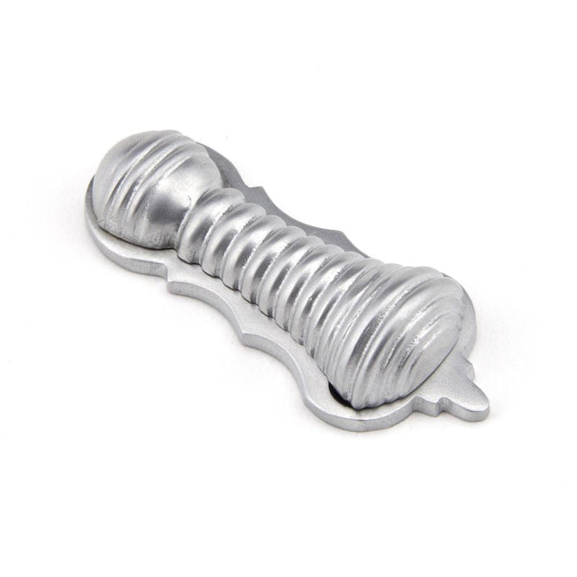 From The Anvil Door Furniture Satin Chrome / Mortice Key Profile Escutcheons From The Anvil - Satin Chrome Beehive Escutcheon