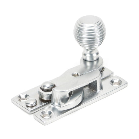 From The Anvil Window Furniture Satin Chrome / Sash Window Hook Fasteners / Yes From The Anvil - Satin Chrome Beehive Sash Hook Fastener