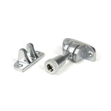 From The Anvil Window Furniture Satin Chrome / Sash Window Brighton Fasteners / Yes From The Anvil - Satin Chrome Brompton Brighton Fastener (Radiused)