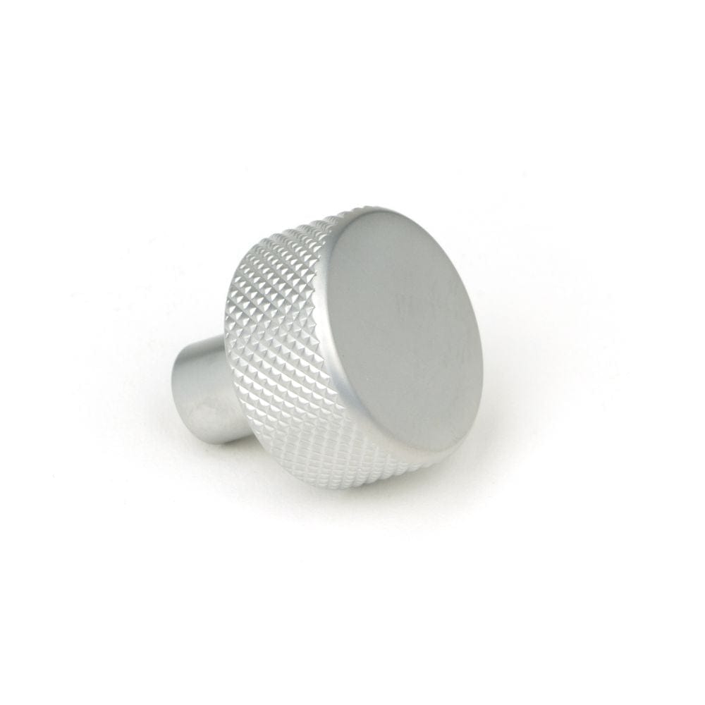 From The Anvil Cabinet Hardware Satin Chrome / Cabinet Knobs / 25mm Dia. From The Anvil - Satin Chrome Brompton Cabinet Knob - 25mm (No rose)