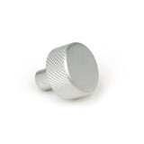 From The Anvil Cabinet Hardware Satin Chrome / Cabinet Knobs / 25mm Dia. From The Anvil - Satin Chrome Brompton Cabinet Knob - 25mm (No rose)