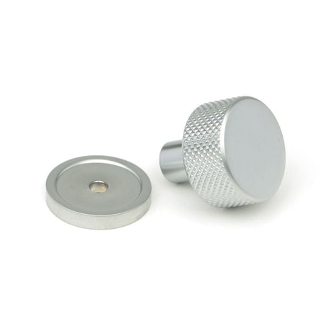From The Anvil Cabinet Hardware Satin Chrome / Cabinet Knobs / 25mm Dia. From The Anvil - Satin Chrome Brompton Cabinet Knob - 25mm (Plain)