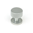 From The Anvil Cabinet Hardware Satin Chrome / Cabinet Knobs / 25mm Dia. From The Anvil - Satin Chrome Brompton Cabinet Knob - 25mm (Plain)