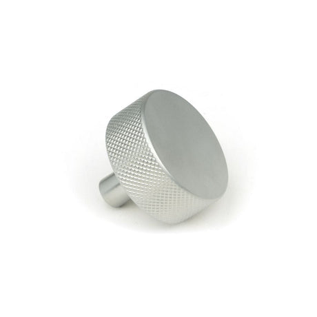 From The Anvil Cabinet Hardware Satin Chrome / Cabinet Knobs / 38mm Dia. From The Anvil - Satin Chrome Brompton Cabinet Knob - 38mm (No rose)