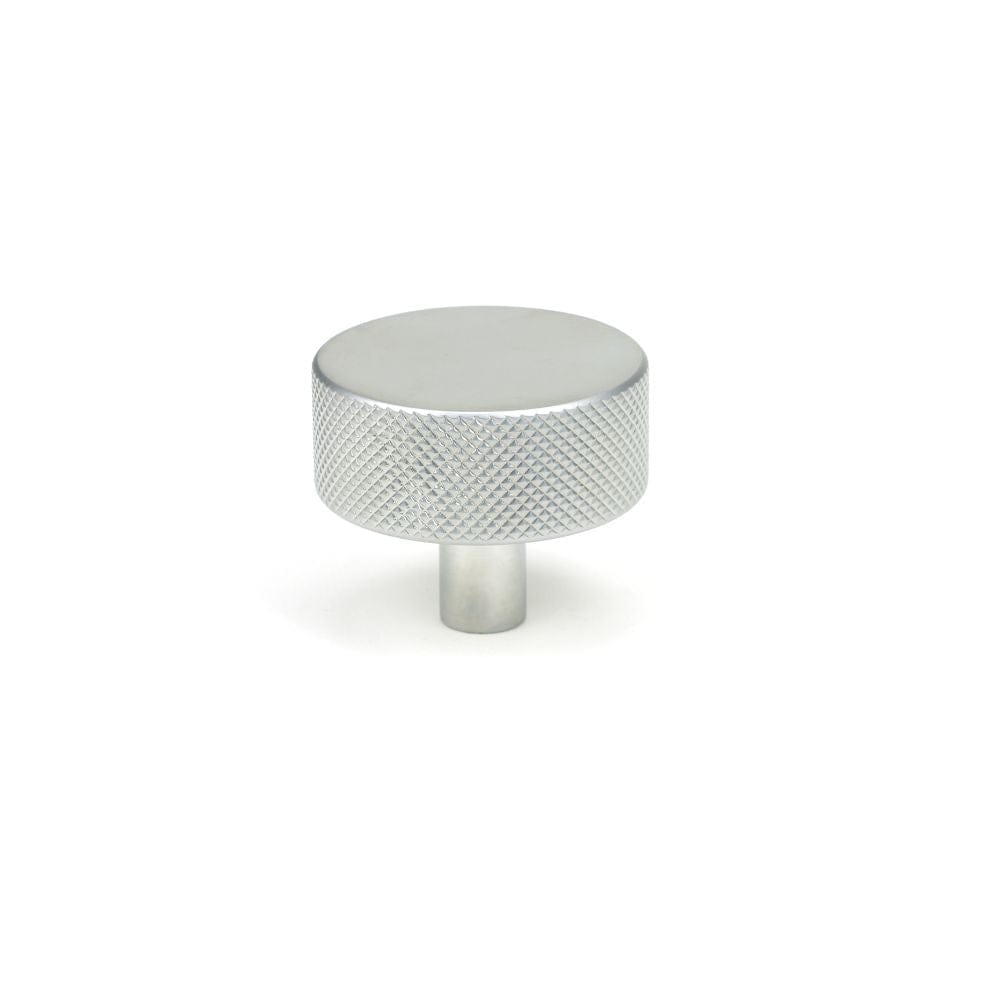 From The Anvil Cabinet Hardware Satin Chrome / Cabinet Knobs / 38mm Dia. From The Anvil - Satin Chrome Brompton Cabinet Knob - 38mm (No rose)