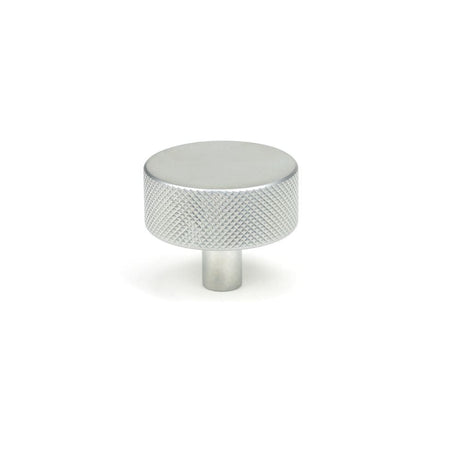 From The Anvil Cabinet Hardware Satin Chrome / Cabinet Knobs / 38mm Dia. From The Anvil - Satin Chrome Brompton Cabinet Knob - 38mm (No rose)