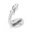 From The Anvil Accessories Satin Chrome / Single Coat Hooks From The Anvil - Satin Chrome Coat Hook
