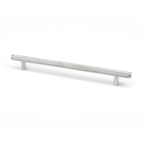 From The Anvil Cabinet Hardware Satin Chrome / Cabinet Pull Handles / Large From The Anvil - Satin Chrome Full Brompton Pull Handle - Large