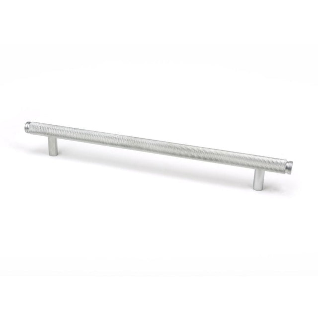 From The Anvil Cabinet Hardware Satin Chrome / Cabinet Pull Handles / Large From The Anvil - Satin Chrome Full Brompton Pull Handle - Large
