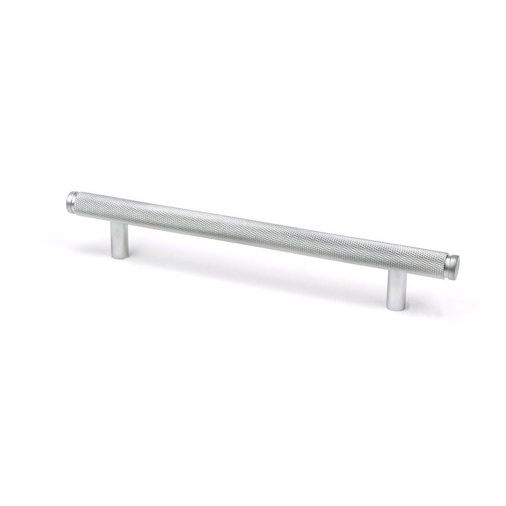 From The Anvil Cabinet Hardware Satin Chrome / Cabinet Pull Handles / Medium From The Anvil - Satin Chrome Full Brompton Pull Handle - Medium