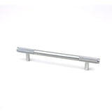 From The Anvil Cabinet Hardware Satin Chrome / Cabinet Pull Handles / Medium From The Anvil - Satin Chrome Half Brompton Pull Handle - Medium