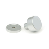 From The Anvil Cabinet Hardware Satin Chrome / Cabinet Knobs / 25mm Dia. From The Anvil - Satin Chrome Kelso Cabinet Knob - 25mm (Plain)