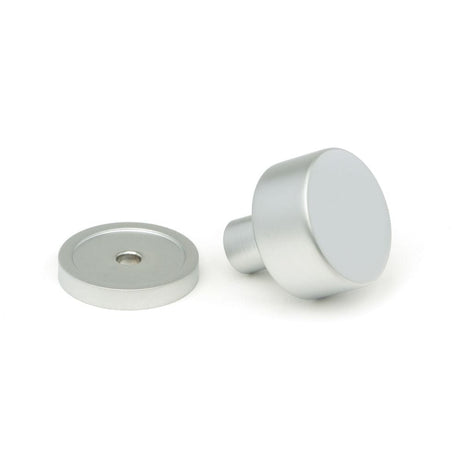 From The Anvil Cabinet Hardware Satin Chrome / Cabinet Knobs / 25mm Dia. From The Anvil - Satin Chrome Kelso Cabinet Knob - 25mm (Plain)