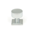 From The Anvil Cabinet Hardware Satin Chrome / Cabinet Knobs / 25mm Dia. From The Anvil - Satin Chrome Kelso Cabinet Knob - 25mm (Square)