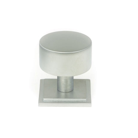 From The Anvil Cabinet Hardware Satin Chrome / Cabinet Knobs / 32mm Dia. From The Anvil - Satin Chrome Kelso Cabinet Knob - 32mm (Square)