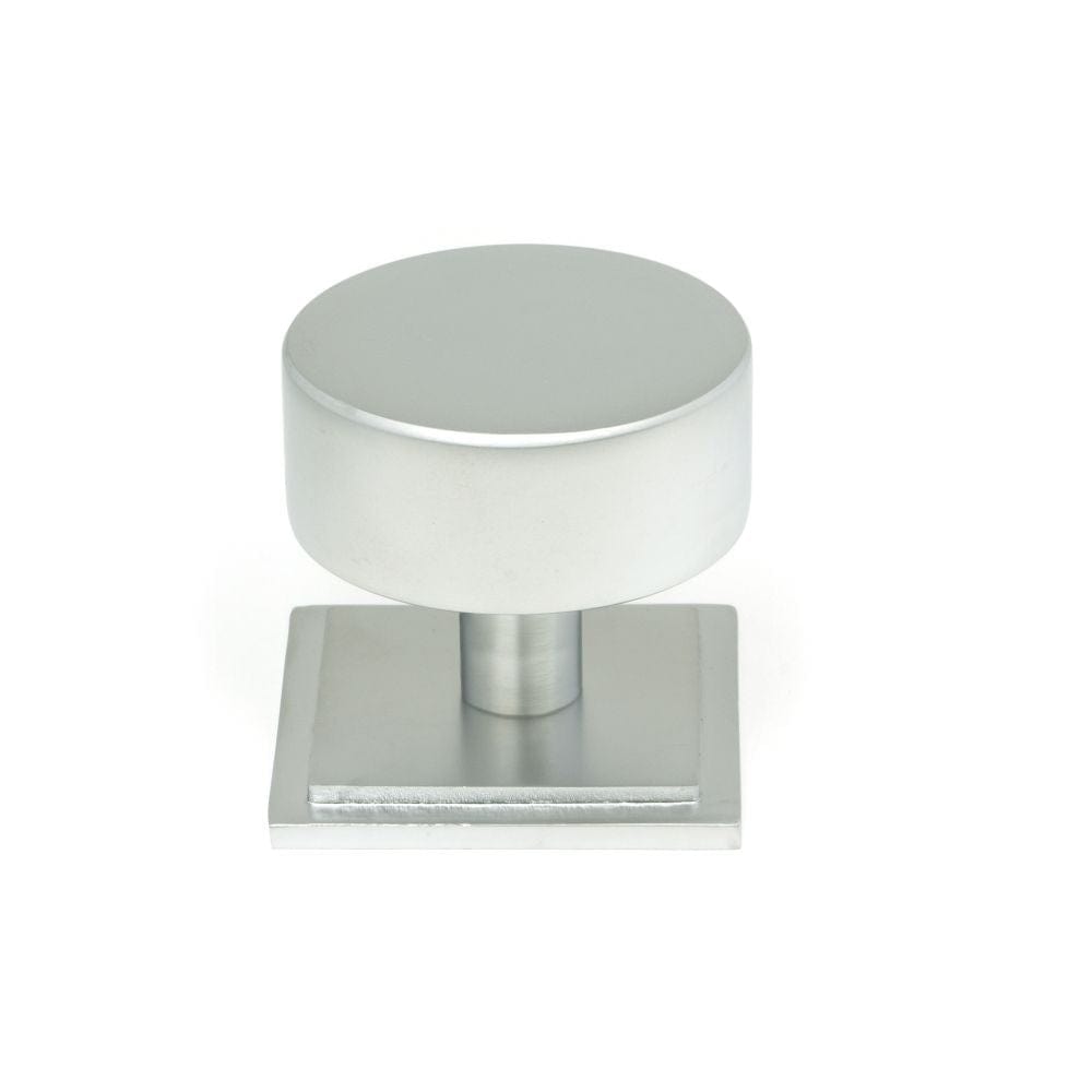 From The Anvil Cabinet Hardware Satin Chrome / Cabinet Knobs / 38mm Dia. From The Anvil - Satin Chrome Kelso Cabinet Knob - 38mm (Square)