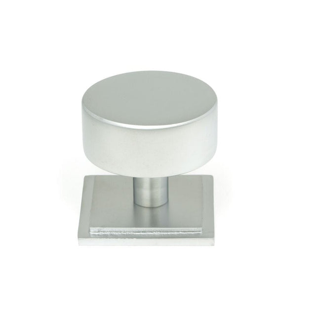 From The Anvil Cabinet Hardware Satin Chrome / Cabinet Knobs / 38mm Dia. From The Anvil - Satin Chrome Kelso Cabinet Knob - 38mm (Square)
