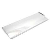 From The Anvil Door Furniture Satin Chrome / Interior Letter Flap / 354 x 130mm From The Anvil - Satin Chrome Large Letter Plate Cover