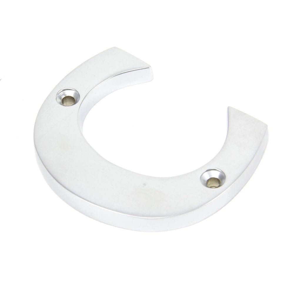 From The Anvil Door Furniture Satin Chrome / Letters / C From The Anvil - Satin Chrome Letter C