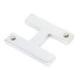 From The Anvil Door Furniture Satin Chrome / Letters / H From The Anvil - Satin Chrome Letter H