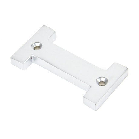 From The Anvil Door Furniture Satin Chrome / Letters / I From The Anvil - Satin Chrome Letter I